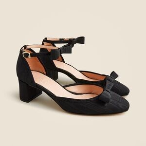 J. Crew Millie bow ankle strap heels - size 8.5